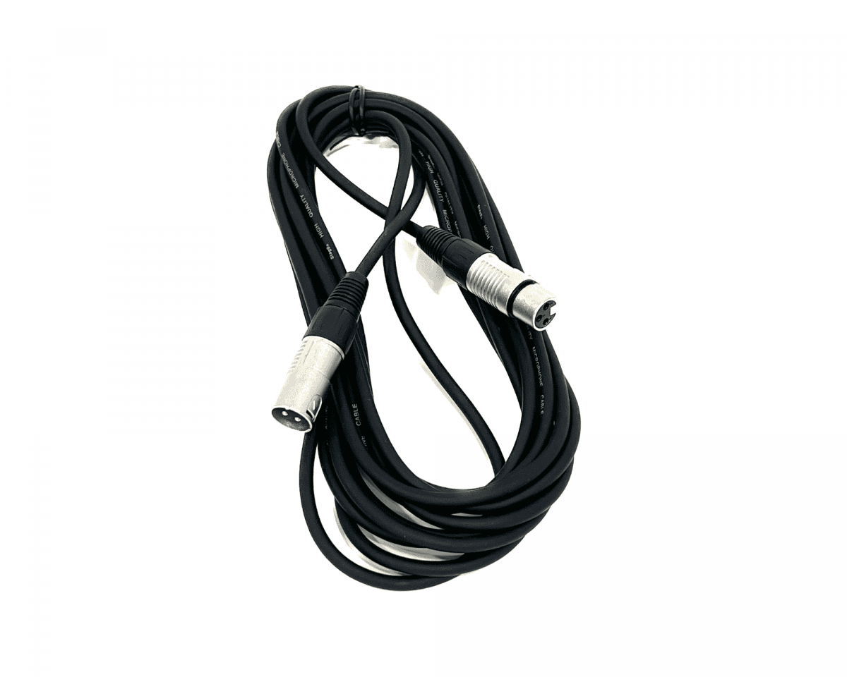 Cable para micr&oacute;fono XLR hembra a XLR macho